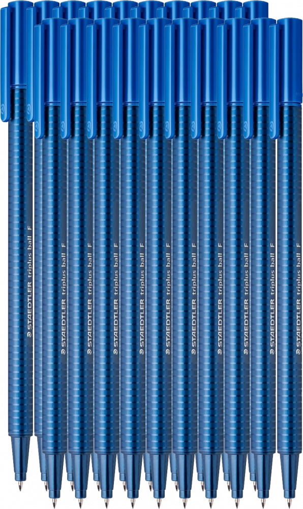 20x Długopis Staedtler, Triplus ball, F, niebieski