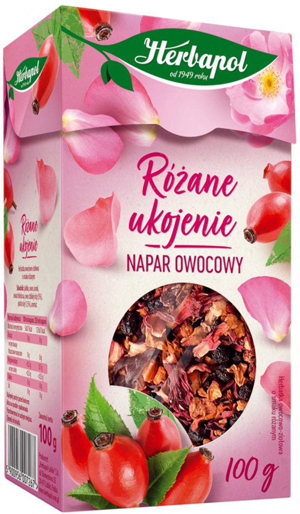 Herbata owocowo-ziołowa Herbapol Różane Ukojenie, 100g