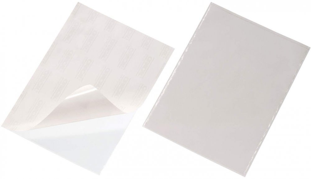 Kieszeń samoprzylepna Durable, Pocketfix, A4, 210x297 mm, 10 sztuk, przezroczysty