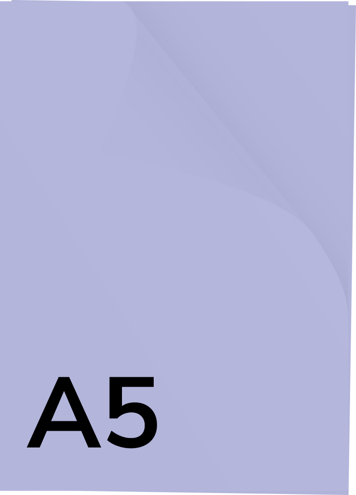 Papier kolorowy Rainbow, A5, 80g/m2, 500 arkuszy, fioletowy (R60)