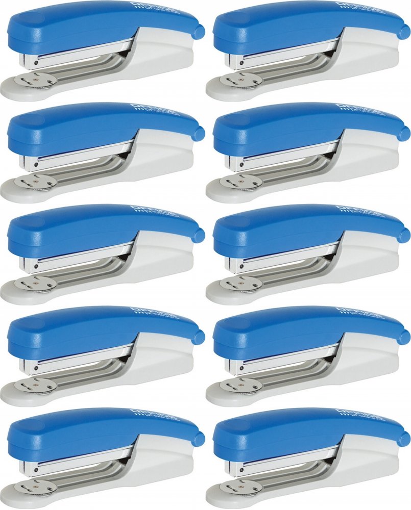 10x Zszywacz Office Products, do 30 kartek, niebieski