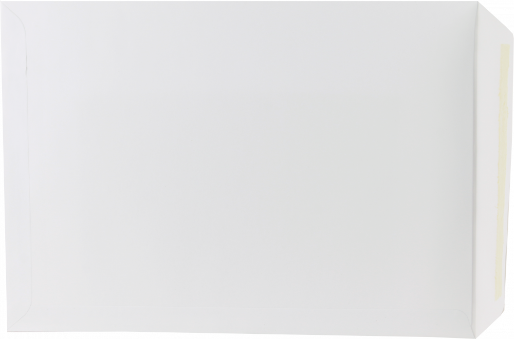 Koperta standardowa Rayan, B4, klejona na mokro NK, 25 sztuk, biały