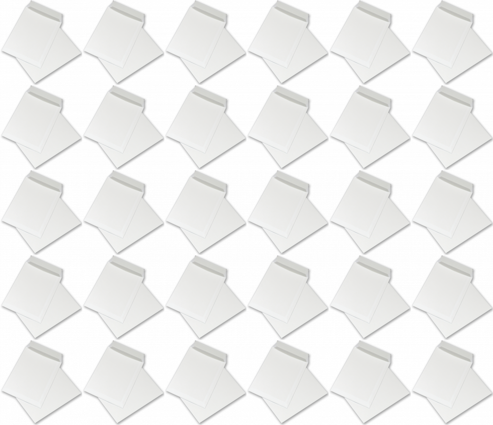 50x Koperta standardowa NC, B4, z paskiem HK, 10 sztuk, biały