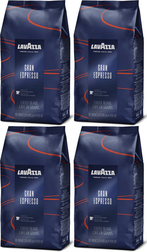 4x Kawa ziarnista Lavazza Gran Espresso, 1kg