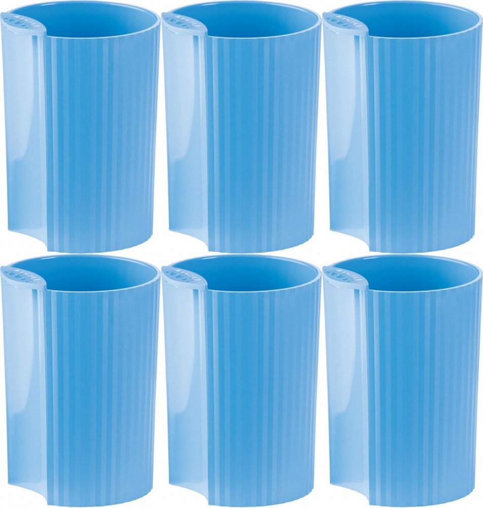 6x Kubek na długopisy Han Loop Trend, 66x100mm, jasnoniebieski