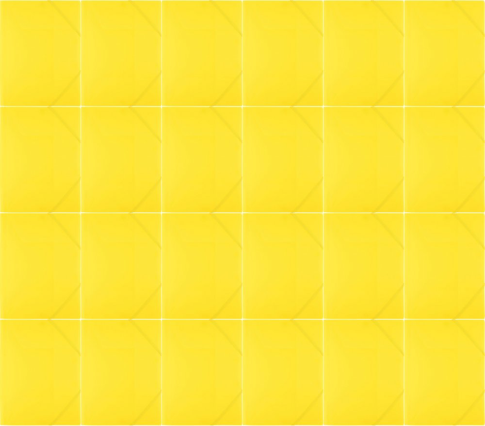 24x Teczka plastikowa z gumką D.Rect, A4, 40mm, żółty