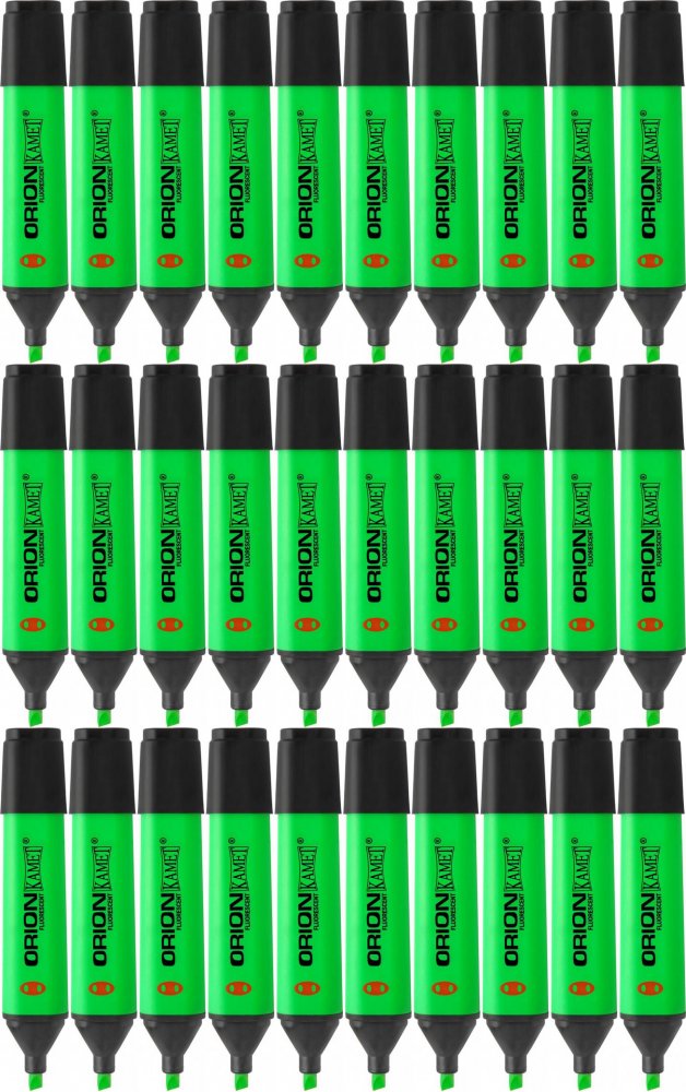 48x Zakreślacz Kamet, Orion, ścięta, zielony