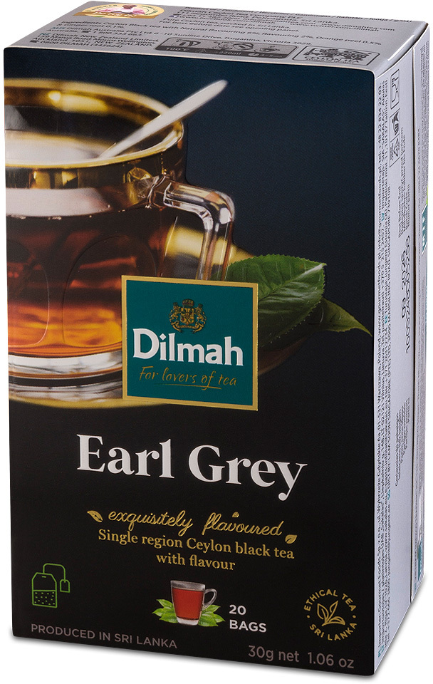 Herbata Earl Grey w torebkach Dilmah, 20 sztuk x 1.5g