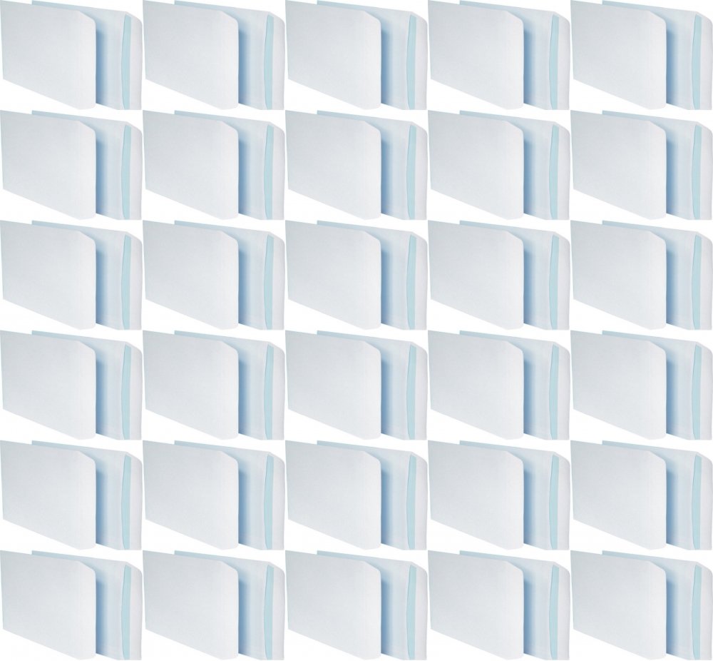 60x Koperta standardowa Rayan, B5, samoklejąca SK, 25 sztuk, biały