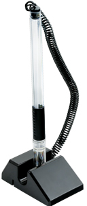 Długopis mocowany na sprężynce Grand GR-879, stojący, niebieski