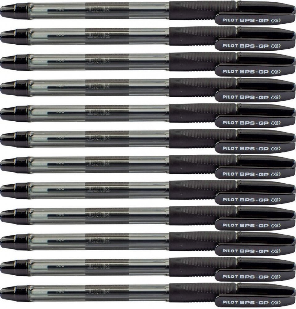 12x Długopis Pilot BPS-GPXB, 1.6mm, czarny