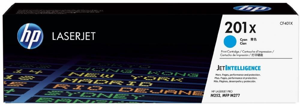 Toner HP 201X (CF401X), 2300 stron, cyan (błękitny)