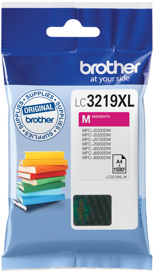 Tusz Brother (LC3219XLM), 1500 stron, magenta (purpurowy)