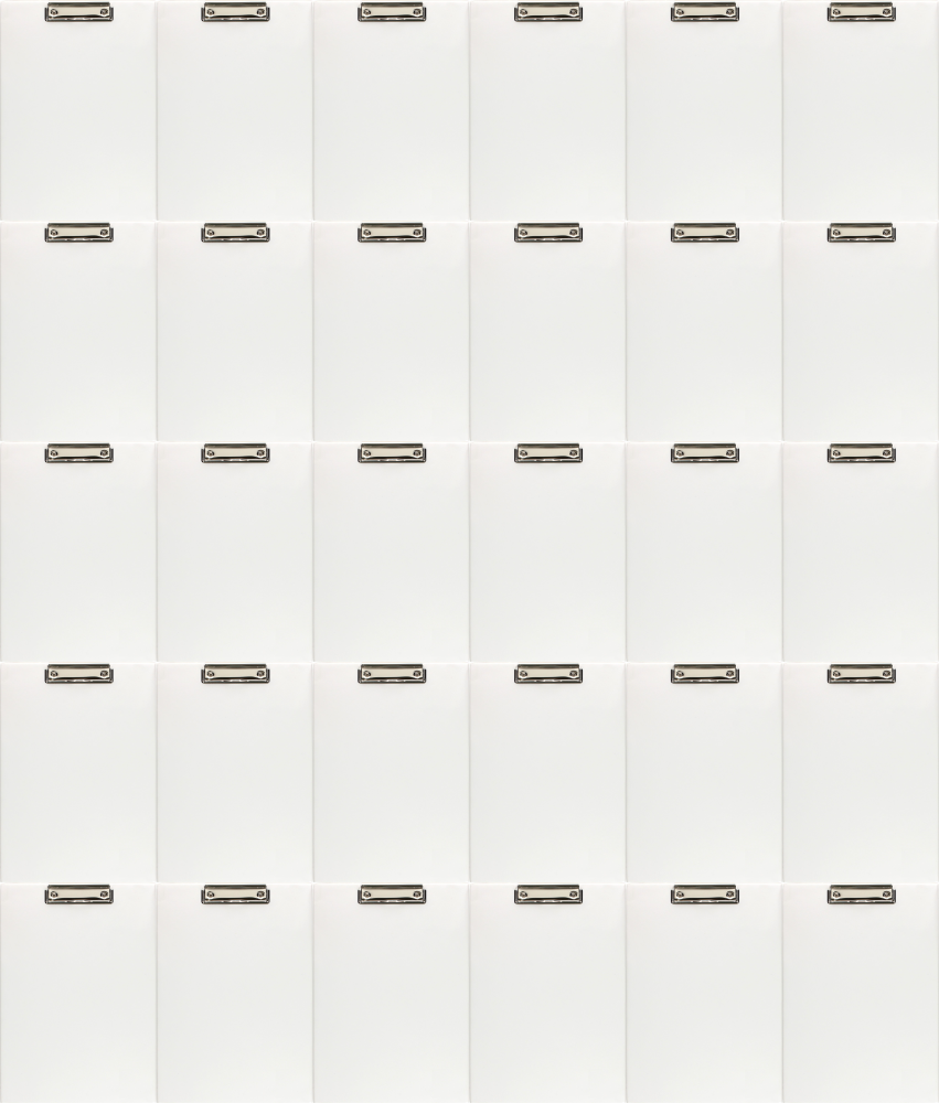 40x Clipboard Biurfol, A4, biały