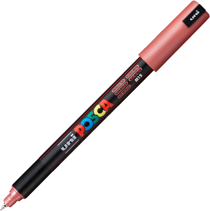 Marker Posca PC-1MR, z farbą plakatową, 0.7mm, czerwony