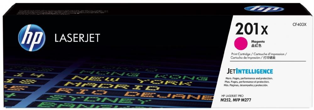 Toner HP 201X (CF403X), 2300 stron, magenta (purpurowy)