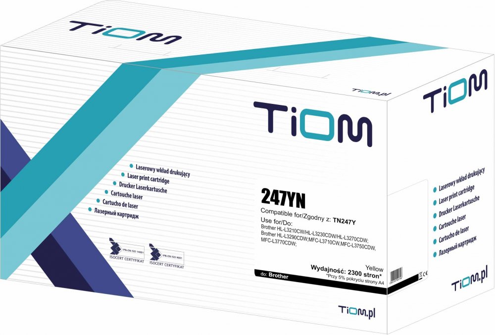 Toner Tiom Ti-LB247YN (TN247Y), 2300 stron, yellow (żółty)