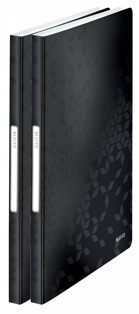 2x Album ofertowy Leitz Wow, A4, 40 koszulek, czarny