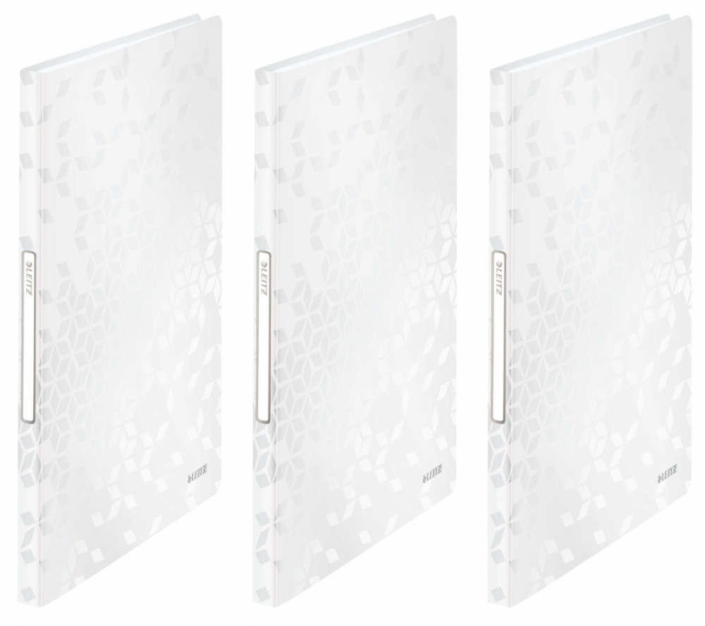 3x Album ofertowy Leitz Wow, A4, 40 koszulek, biały