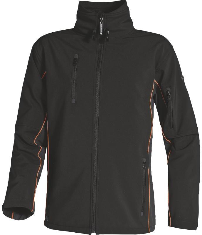Bluza softshell Delta Plus Horten2, rozmiar XL, czarno-pomarańczowy