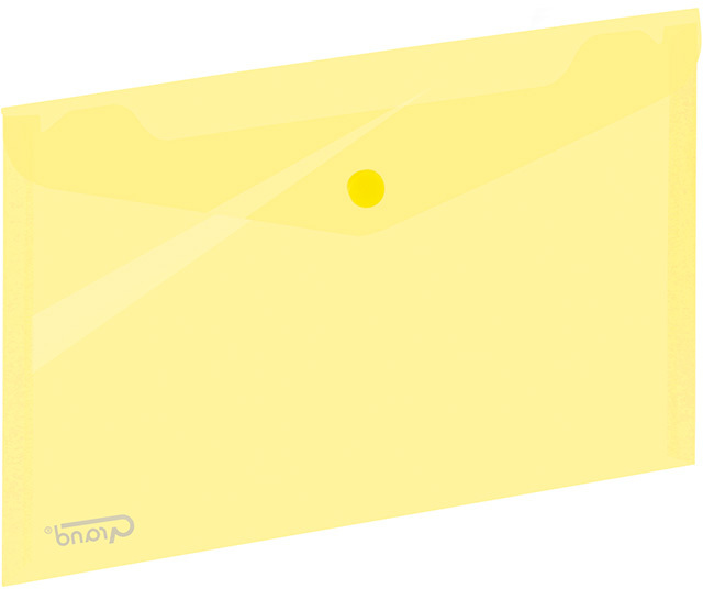 Teczka kopertowa na zatrzask Grand 043, A5, żółty