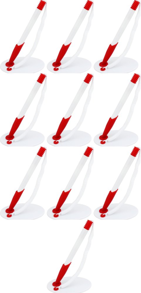 10x Długopis mocowany na sprężynce MemoBe, stojący, czerwony