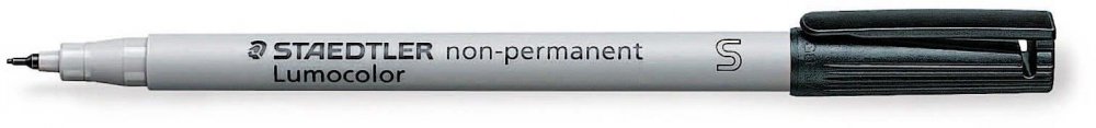 Foliopis Staedtler Lumocolor, non-permanent, okrągła, 0.4mm (S), czarny