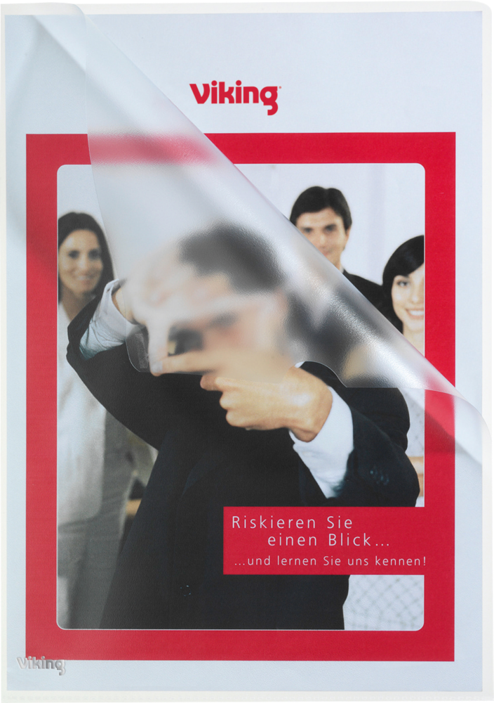 Ofertówki groszkowe Viking, "L", A4, 145μm, 25 sztuk, transparentny