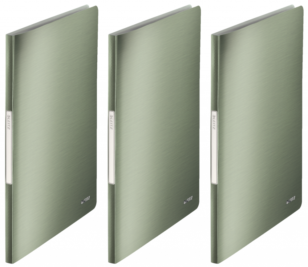 3x Album ofertowy Leitz Style, A4, 20 koszulek, seledynowy