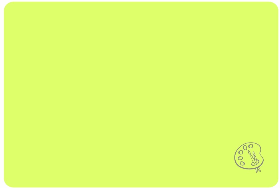 Podkładka do prac plastycznych Biurfol, A3, 380x560mm, neonowy żółty