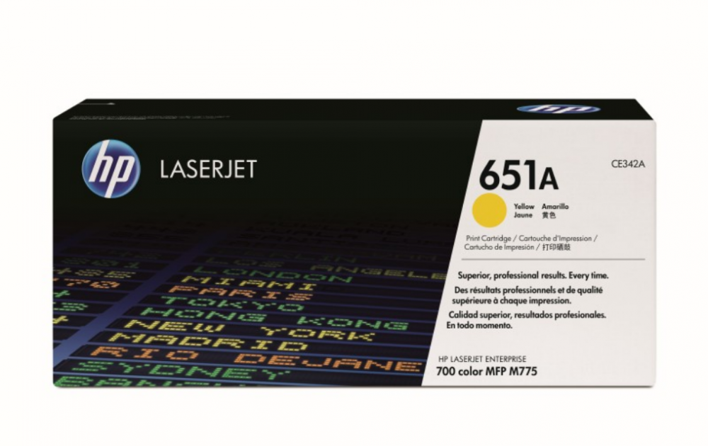 Toner HP 651A (CE342A), 16000 stron, yellow (żółty)