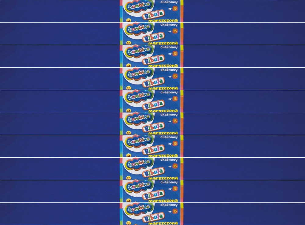 10x Bibuła marszczona Bambino, 200x50cm, chabrowy