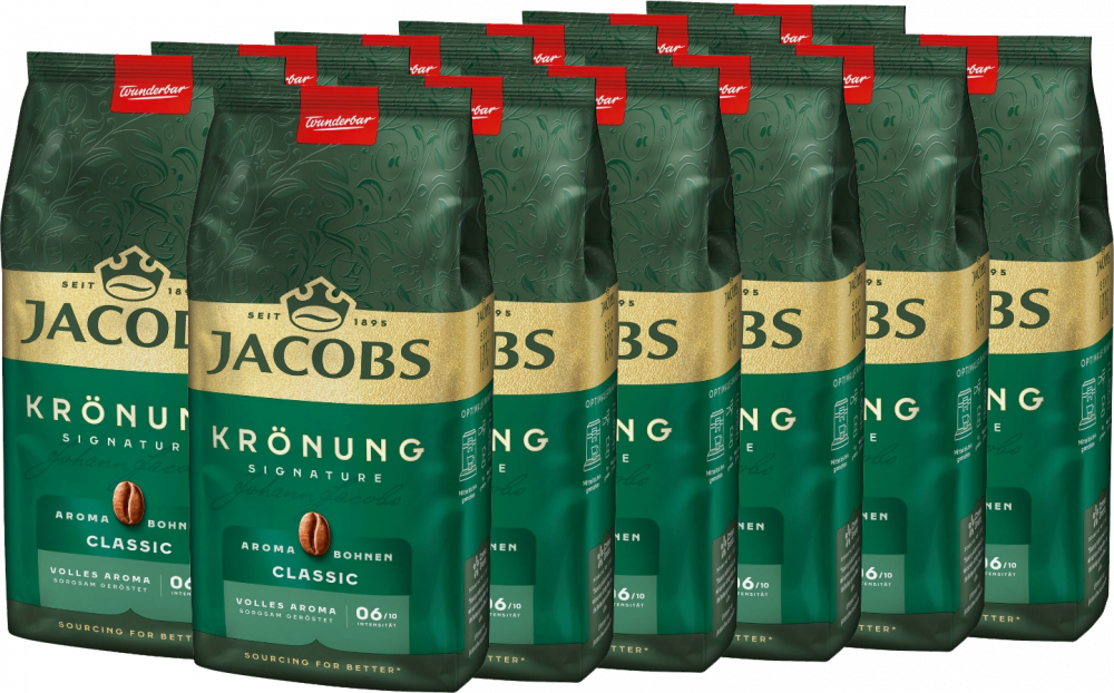 12x Kawa ziarnista Jacobs Kronung Aroma-Bohnen, 500g