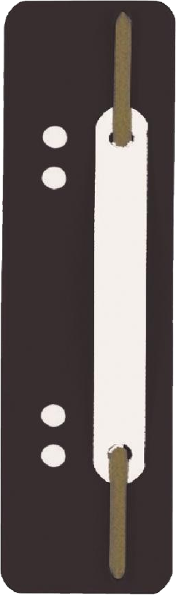 Wąsy skoroszytowe spinające dokumenty Durable, 25 sztuk, czarny