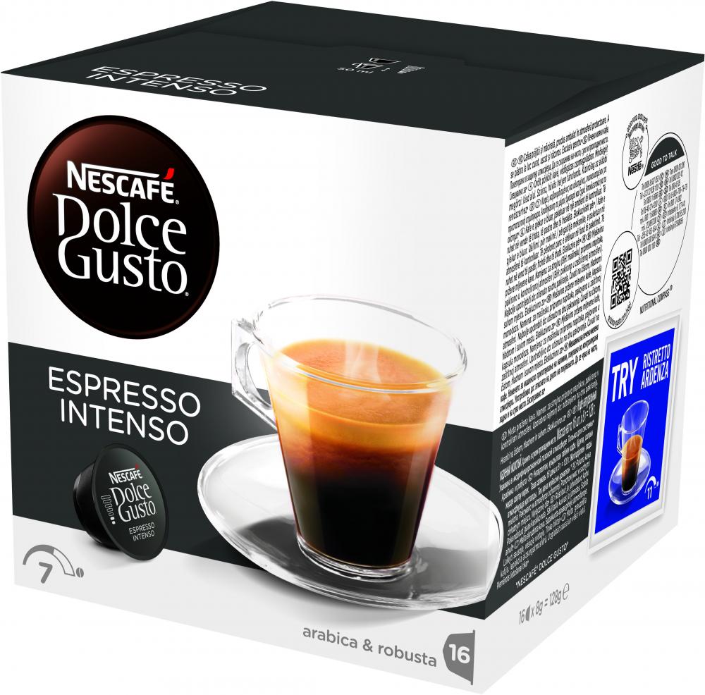 Kapsułki do ekspresu Nescafé Dolce Gusto Espresso Intenso, 16 sztuk