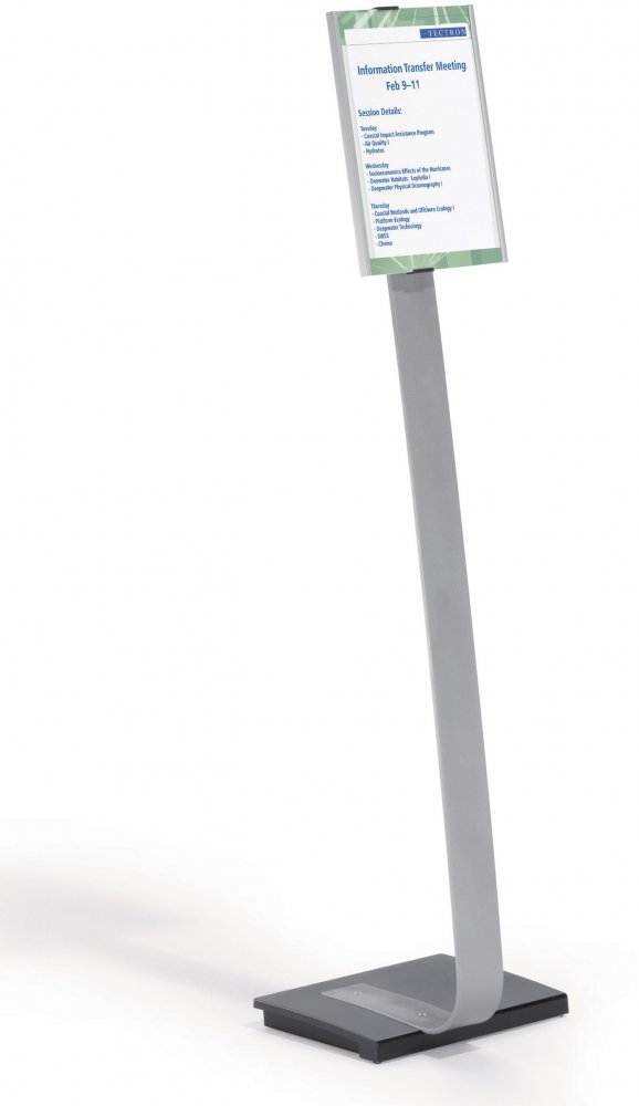 Tablica informacyjna Durable Info Sign Stand, podłogowa, A4, srebrny