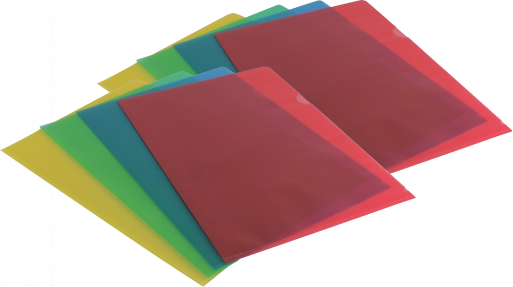 2x Ofertówki groszkowe Viking, "L", A4, 120μm, 100 sztuk, mix kolorów