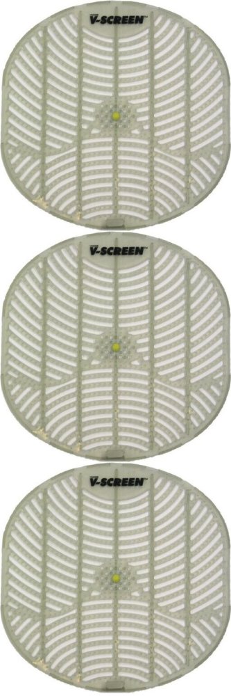 3x Wkład zapachowy do pisuaru V-Screen, mango i cytrusy, szary