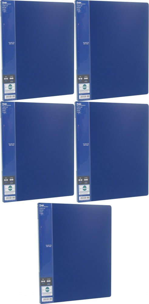 5x Album ofertowy A4 20 koszulek Pentel Side niebieski