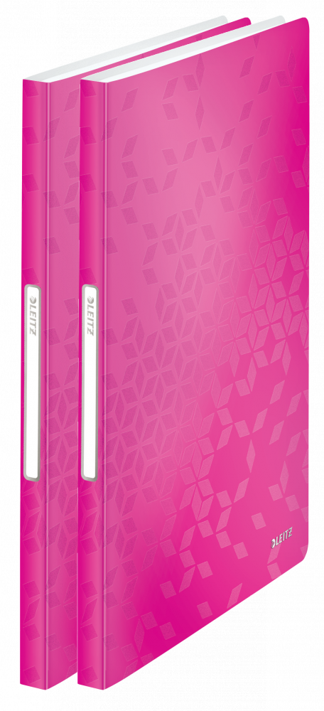 2x Album ofertowy Leitz Wow, A4, 40 koszulek, różowy