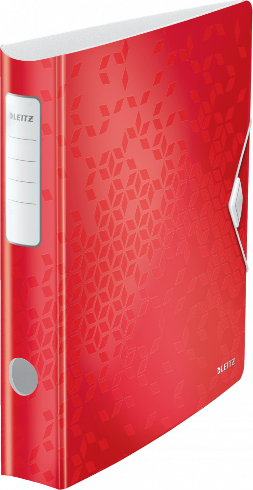 Segregator A4 Leitz 180° Active Wow, 65mm, do 350 kartek, czerwony