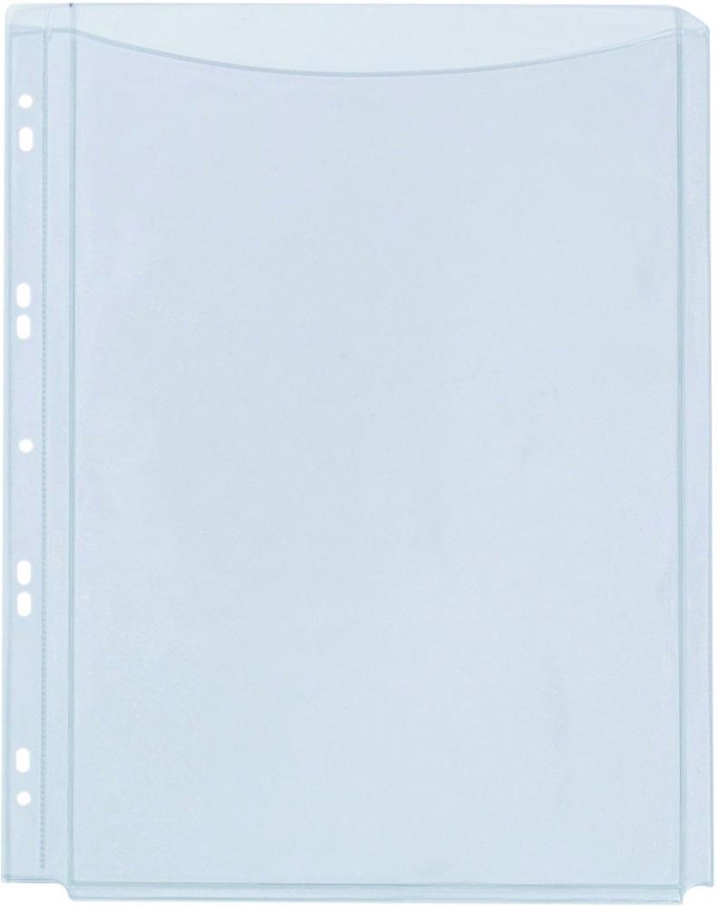 Koszulki krystaliczne Q-Connect, na katalogi, otwarte na górze, A4, 180μm, 5 sztuk, transparentny
