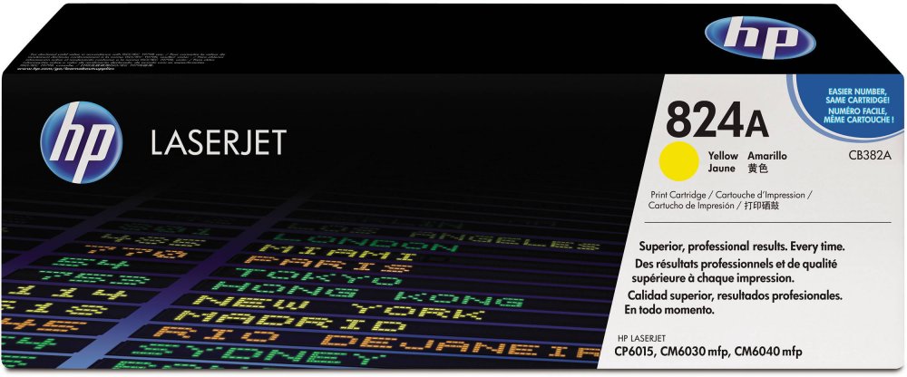 Toner HP 824A (CB382A), 21000 stron, yellow (żółty)