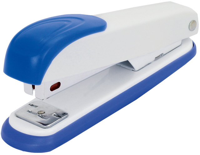 Zszywacz Eagle AXA S6120B, do 28 kartek, biało-niebieski