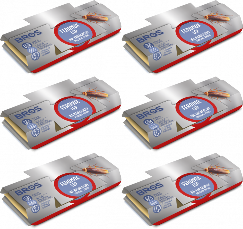 6x Lep na karaluchy Bros Feromox Standard, 1 sztuka