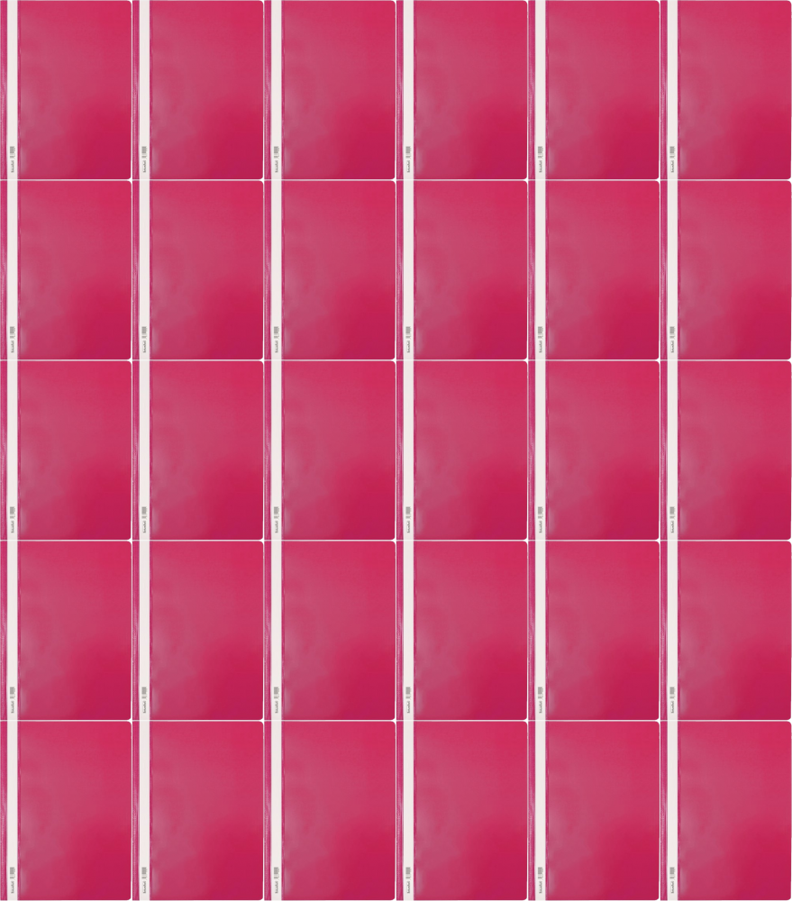 80x Skoroszyt plastikowy Biurfol, twardy, bezoczkowy, A4, różowy