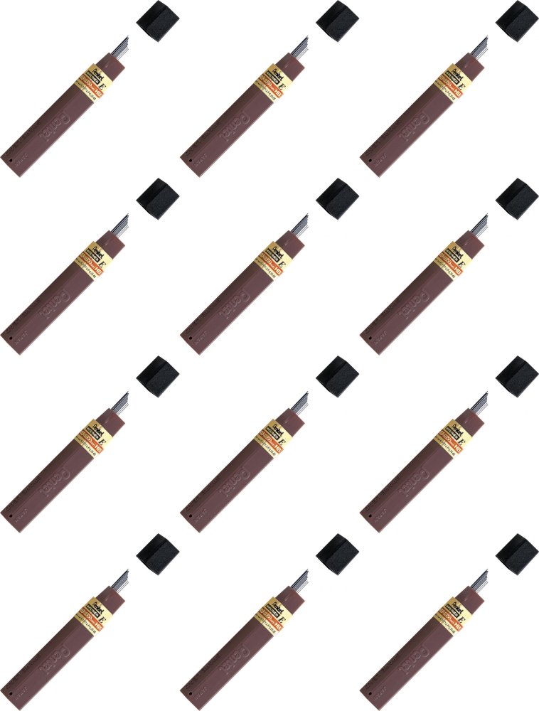 12x Grafity ołówkowe Pentel, 0.3 mm, HB