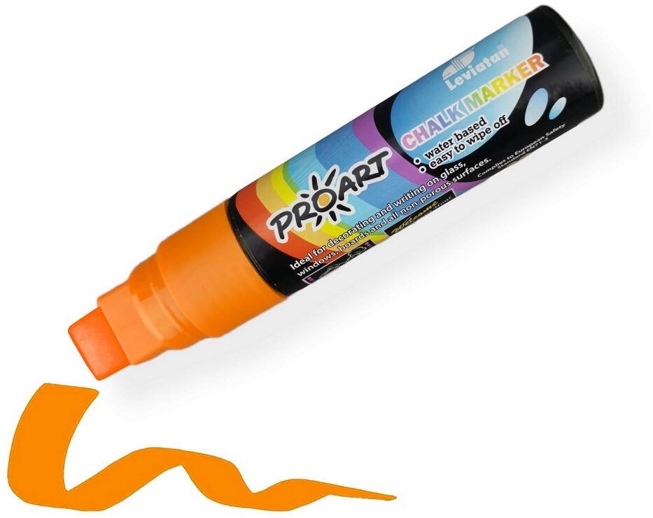 Marker kredowy Leviatan, ścięta, 6.5-15mm, 28g, pomarańczowy