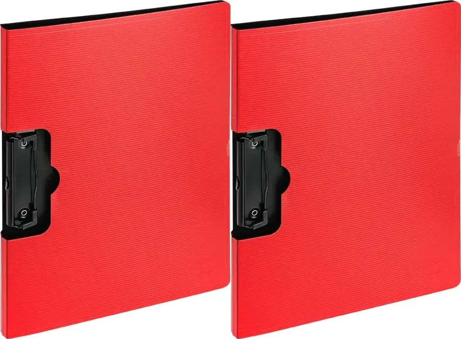 2x Clipboard Grand NOTOdesk GR-2205, z okładką, klip po dłuższym boku, czerwony