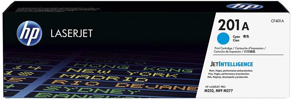 Toner HP 201A (CF401A), 1400 stron, cyan (błękitny)
